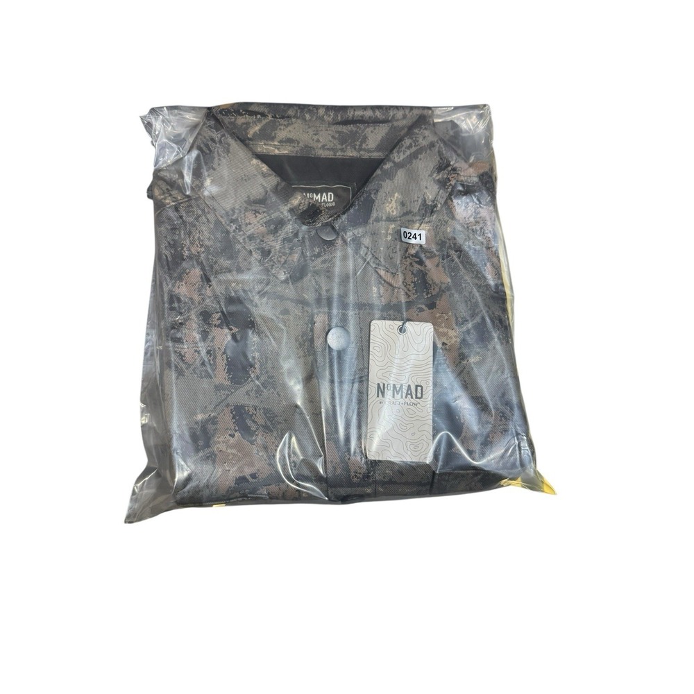 NOMAD Camo Shirt Jacket Men's L Snap Button Workwear Hunting Streetwear Canvas - Picture 9 of 9